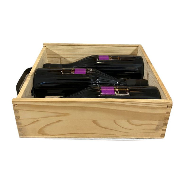 CASSETTA LEGNO 3 VINO FEUDI AGLIANICO (1 pz) DAL RE